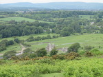 SX06881 Ogmore Castle and Merthyr Mawr church seen from Ogmore Down.jpg